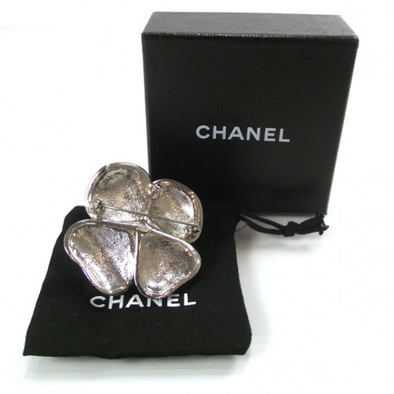 Camellia Broach Pin Black