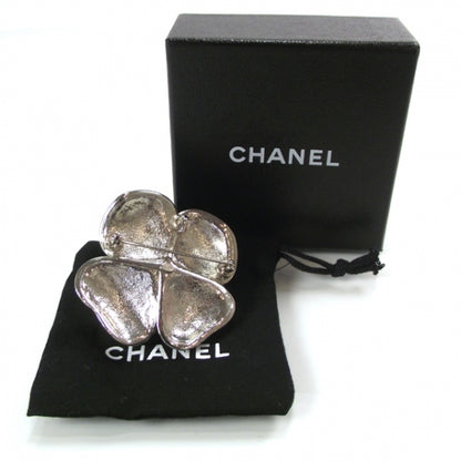 Chanel Camellia Broach Pin Black 2 of 5