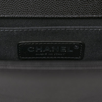 Chanel Caviar Quilted Medium Boy Flap Black 6 of 9