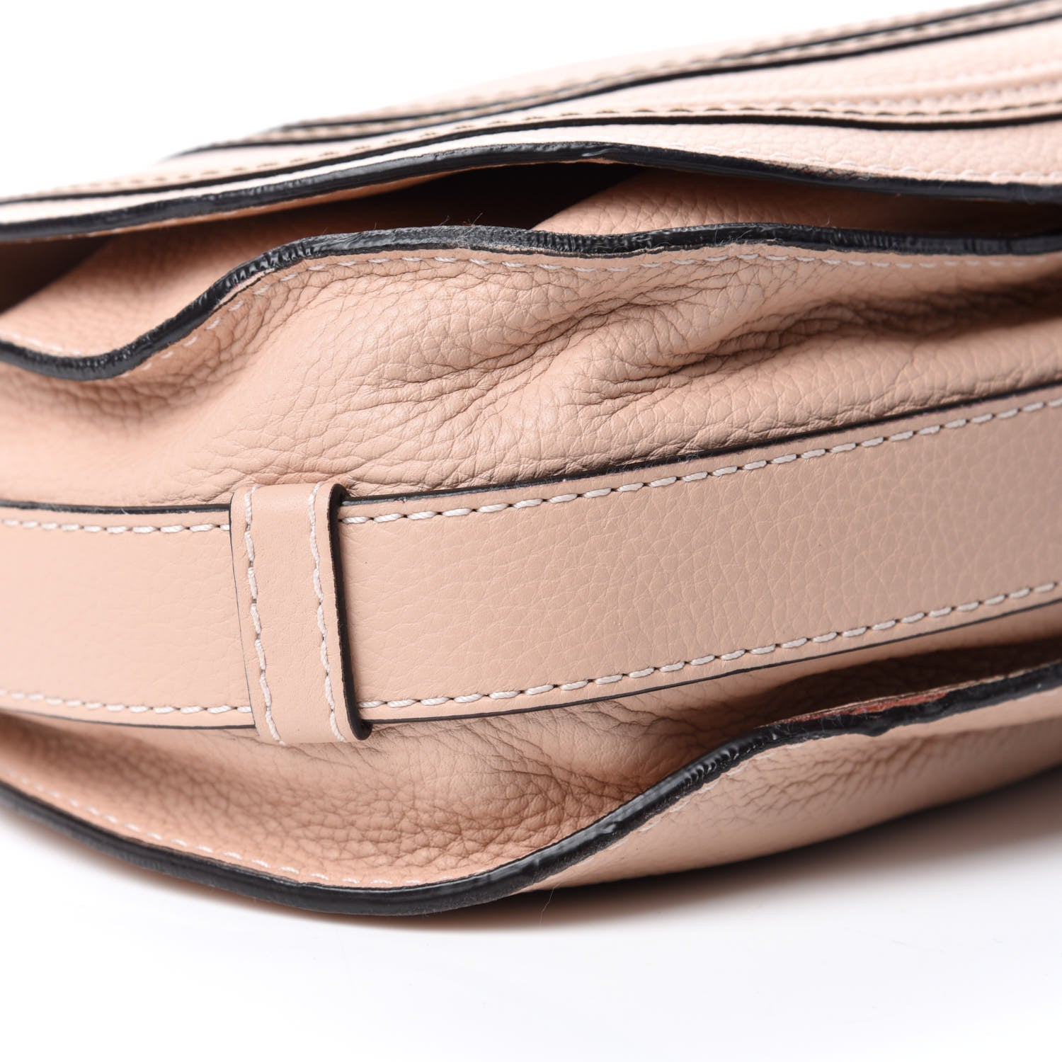 Chloe Calfskin Medium Marcie Round Crossbody Bag Blush Nude 6 of 10
