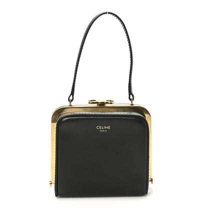 Celine Shiny Calfskin Lana Triomphe Minaudiere Black 1 of 9
