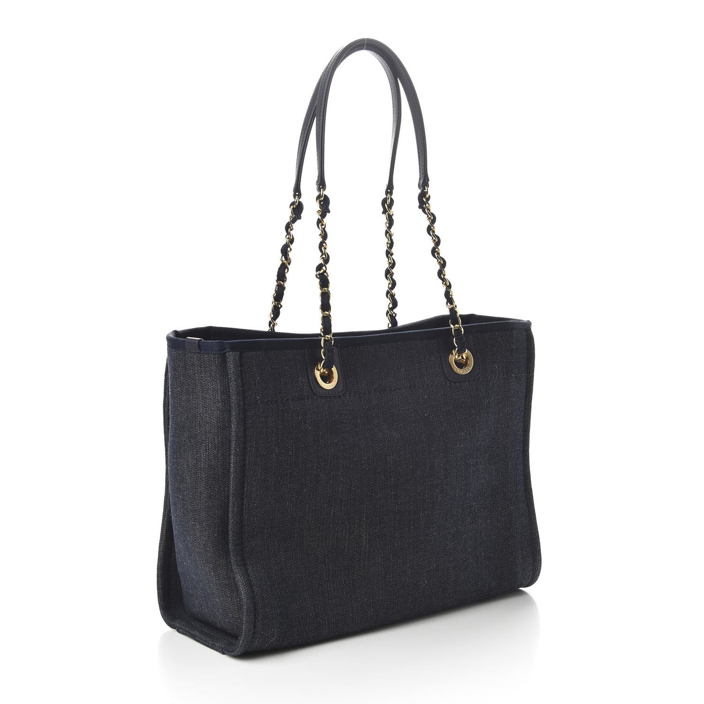 Denim Small Deauville Tote Dark Blue