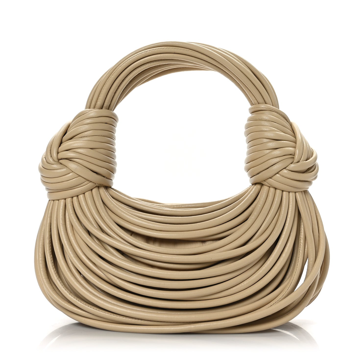 Nappa Mini Tubular Double Knot Porridge