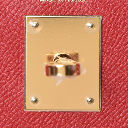 Hermes Epsom Kelly Sellier 32 Rouge Casaque 25 of 39