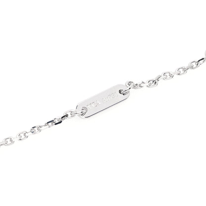 Van Cleef & Arpels 18K White Gold Diamond Mini Frivole Pendant Necklace 7 of 8
