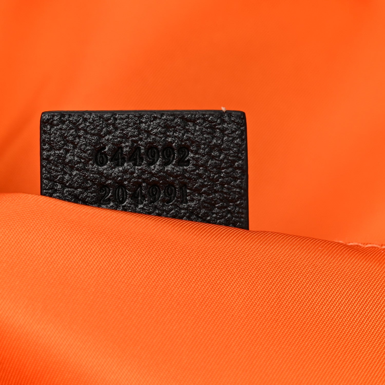 Gucci Econyl Nylon Monogram Off The Grid Backpack Carrot Orange Black 7 of 10