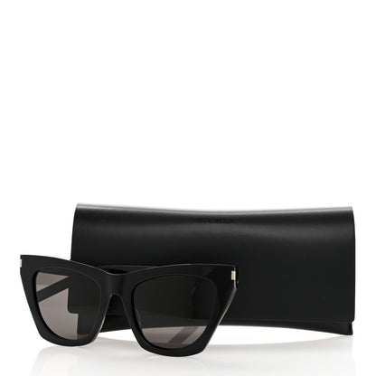 Saint Laurent New Wave SL214 Kate Cat Eye Sunglasses Black 9 of 9