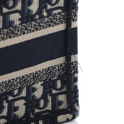 Christian Dior Oblique Mini Book Tote Blue Multicolor 9 of 9