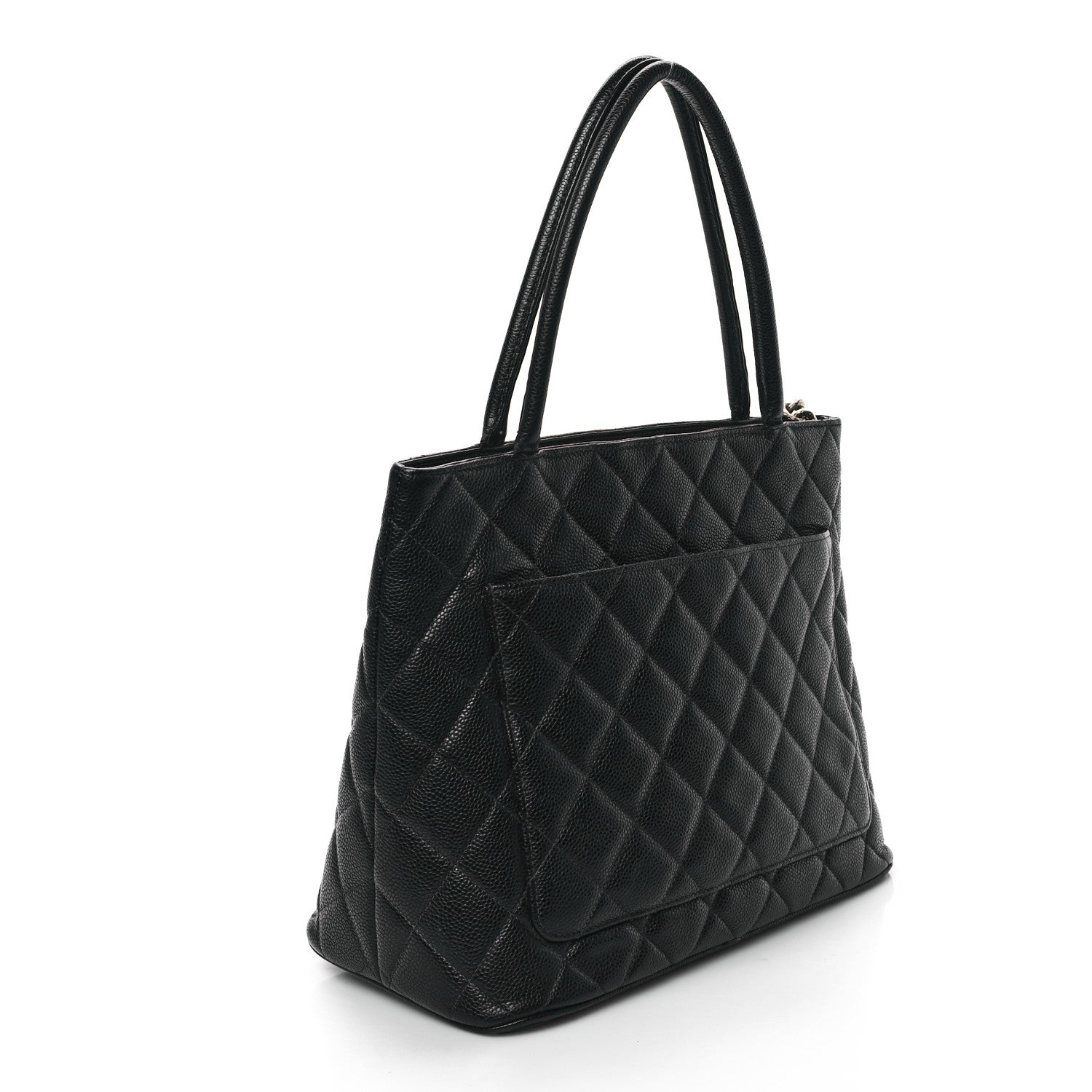 Chanel Caviar Quilted Medallion Tote Black 3 of 12