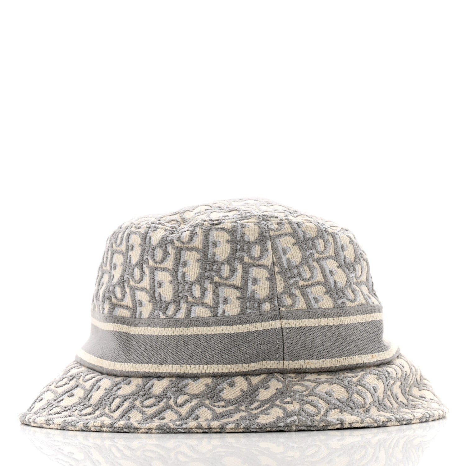 Christian Dior Oblique Bucket Hat 57 Grey 5 of 9