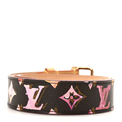 Louis Vuitton Monogram Watercolor Aquarelle Belt 80 32 Brown 2 of 5
