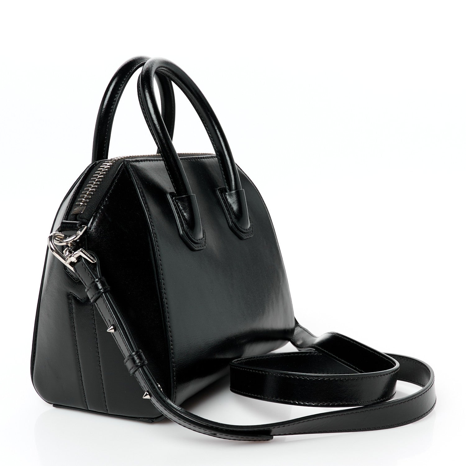 Givenchy Shiny Lord Calfskin Mini Antigona Black 3 of 10