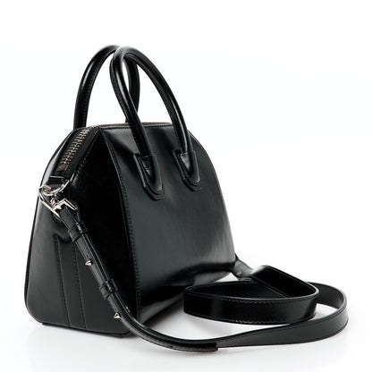Givenchy Shiny Lord Calfskin Mini Antigona Black 3 of 10