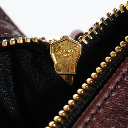 Balenciaga Agneau Giant 12 Gold Hardware Envelope Strap Clutch Cigare Fonce 10 of 10