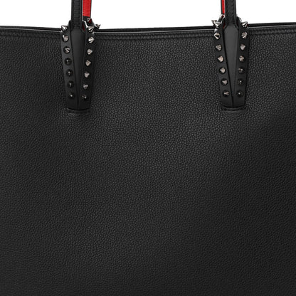 Christian Louboutin Calfskin Spikes East West Cabata Tote Black 9 of 11