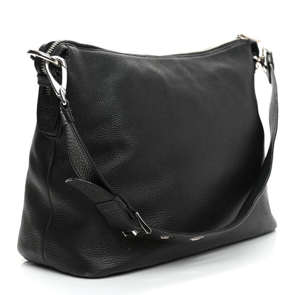 Prada Vitello Daino Hobo Black 2 of 9