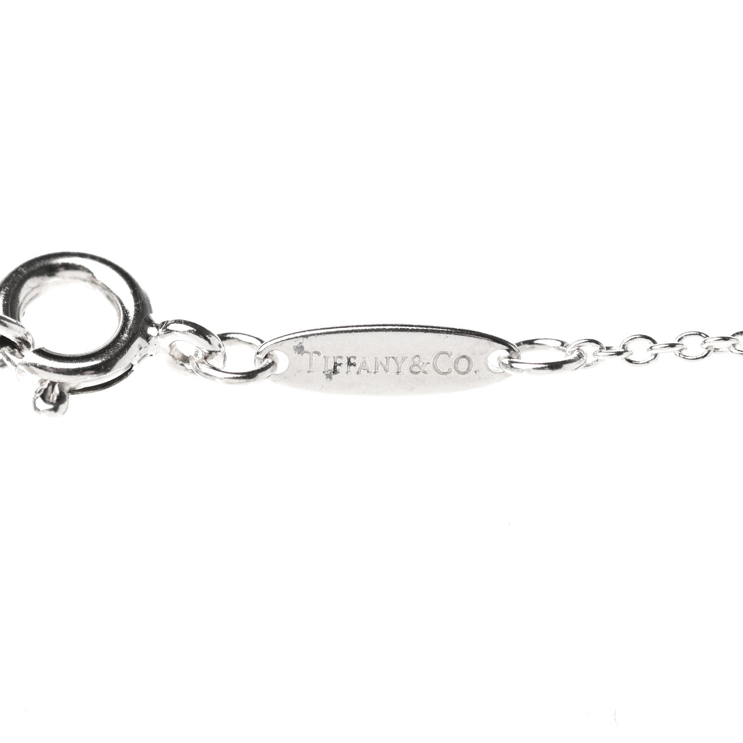 Tiffany Sterling Silver 16mm Elsa Peretti Open Heart Pendant Necklace 8 of 8