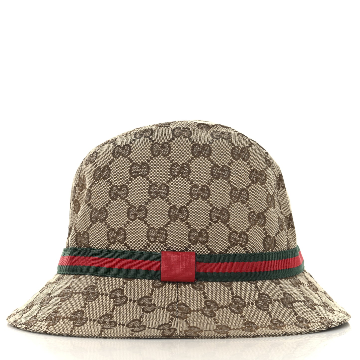 Monogram Web Bucket Hat L Brown