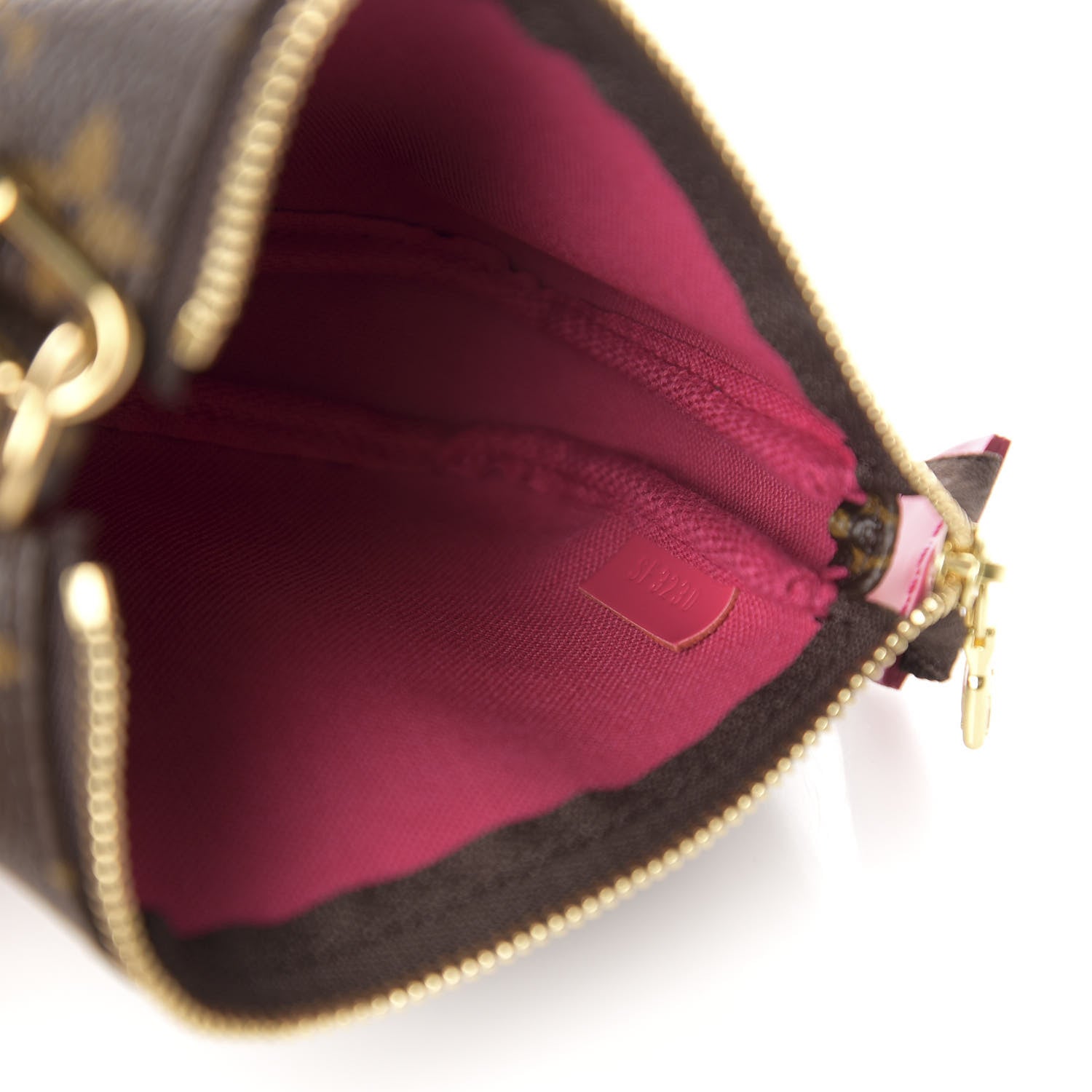 Louis Vuitton Monogram 2020 Christmas Animation Roller Coaster Mini Pochette Accessories Pivoine 7 of 10