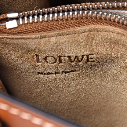 Loewe Calfskin Canvas Gate Tote Natural Tan 6 of 8
