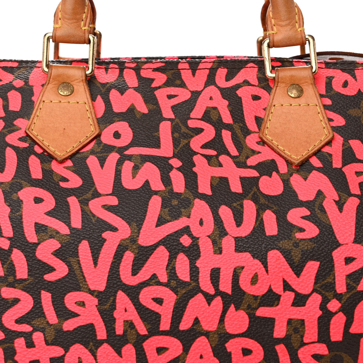 Louis Vuitton Monogram Graffiti Speedy 30 Fuchsia 8 of 21