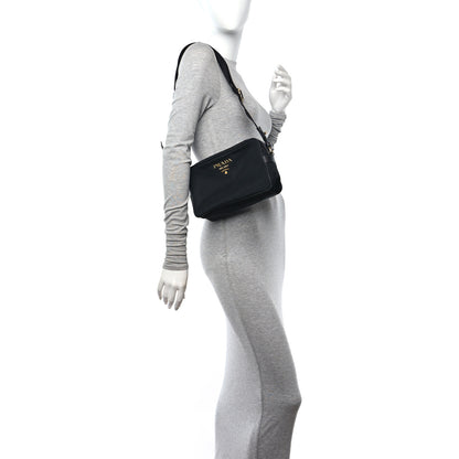 Prada Tessuto Nylon Soft Calf Camera Bag Black 2 of 11