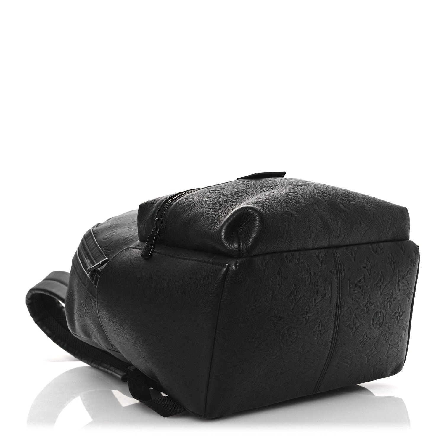 Louis Vuitton Calfskin Monogram Shadow Discovery Backpack  Black 4 of 11