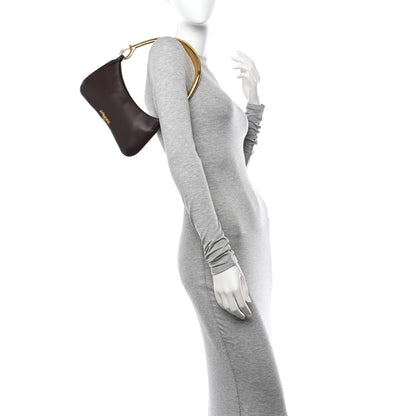 Jacquemus Smooth Calfskin Le Bisou Mousqueton Dark Brown 2 of 9