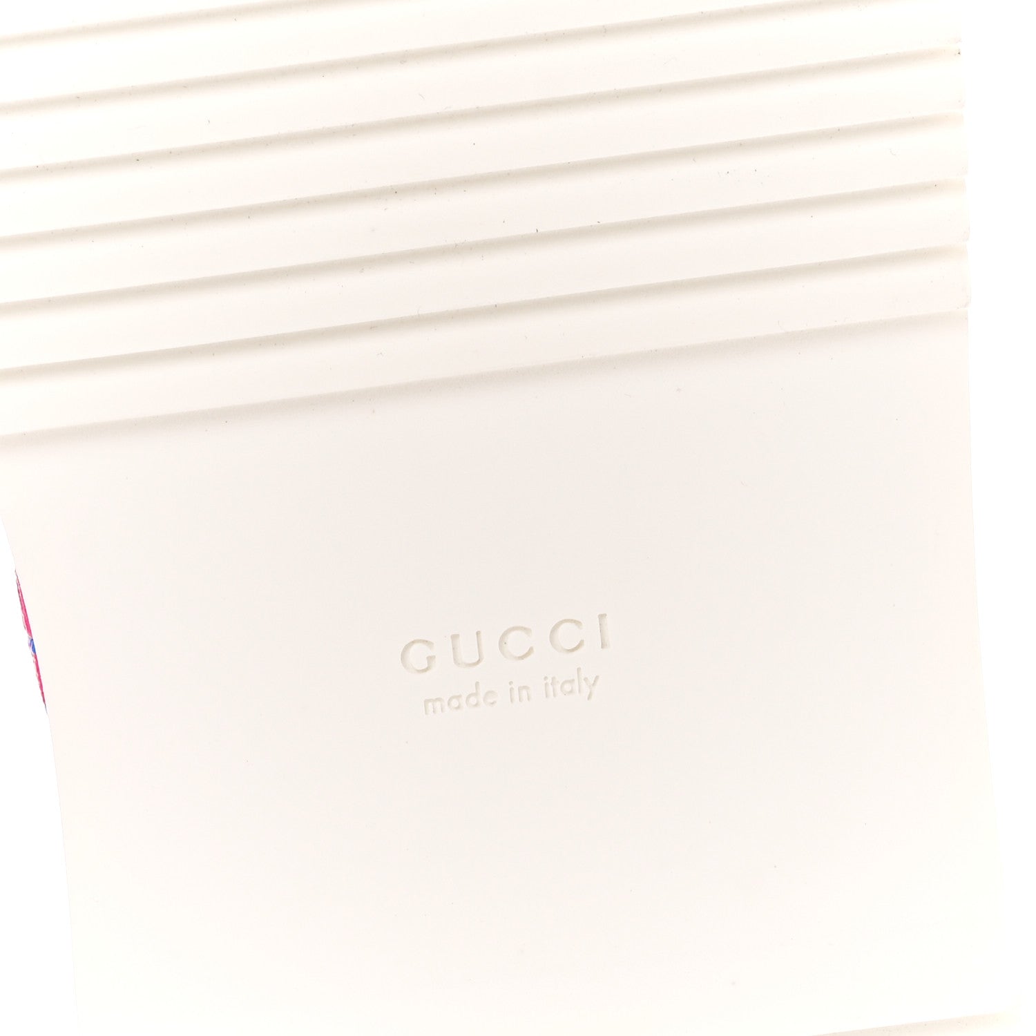 Gucci GG Supreme Joy Monogram Angelina Platform Slide Sandals 41 Fuxia Blue 7 of 10