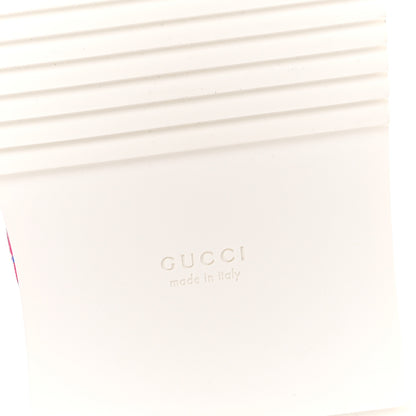 Gucci GG Supreme Joy Monogram Angelina Platform Slide Sandals 41 Fuxia Blue 7 of 10