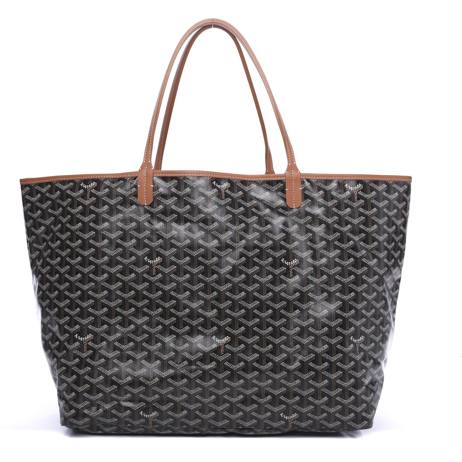 Goyard Goyardine Saint Louis GM Black Gold 1 of 7