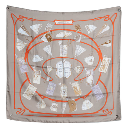 Hermes Silk Carnets de Bal Scarf 90 2 of 8