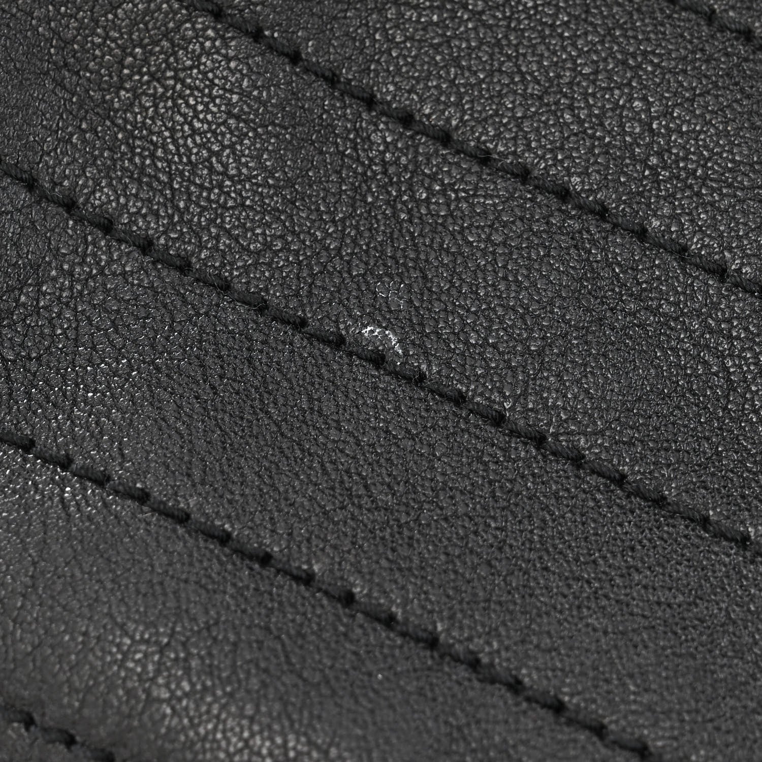 Saint Laurent Vintage Lambskin Chevron Monogram Large Nolita Black 11 of 12