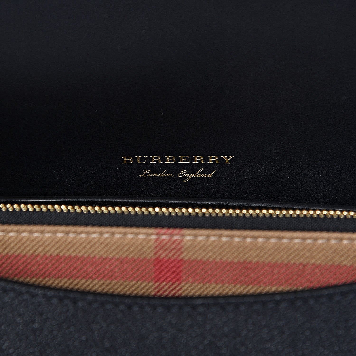 Burberry Soft Grain Calfskin Medium Buckle Crossbody Black 6 of 9