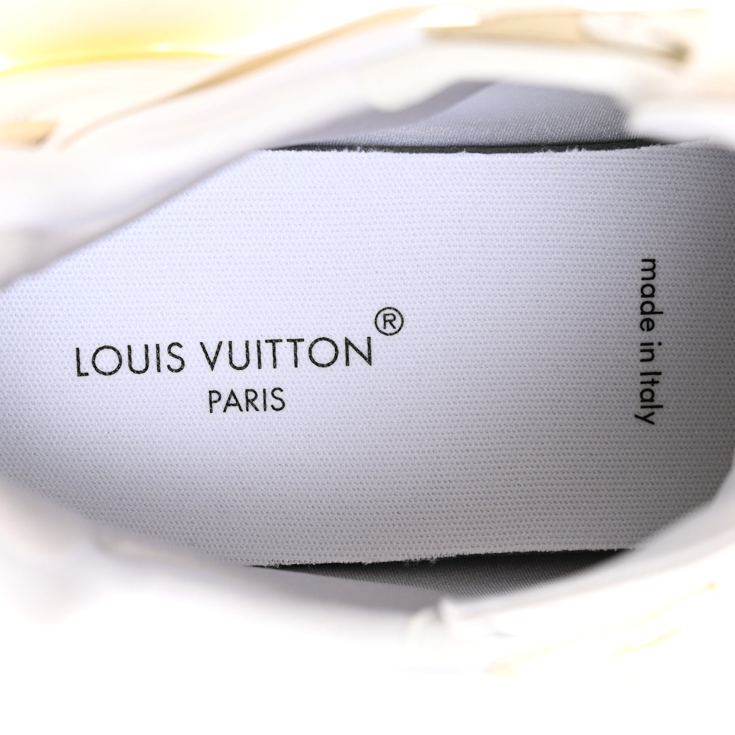 Monogram Calfskin Run 55 Sneakers 39 White Gold