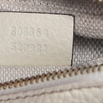 Gucci Pebbled Calfskin Small Soho Disco Bag Off White 7 of 8