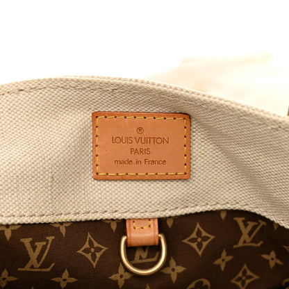 Louis Vuitton Toile Globe Shopper Cabas MM Blue 6 of 16