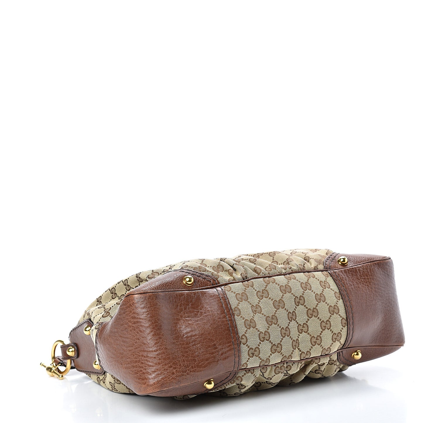 Monogram Medium Jockey Hobo Brown