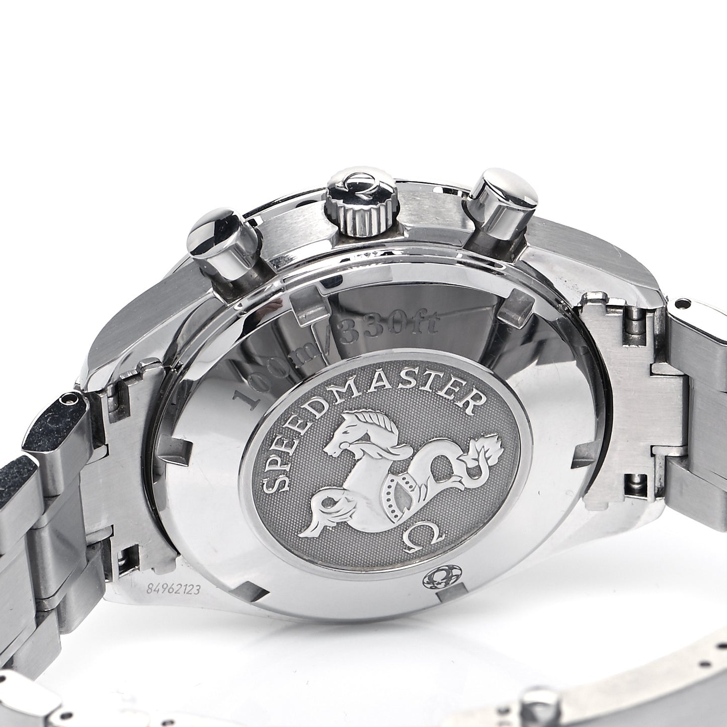 Stainless Steel 40mm Speedmaster Date Chronograph Automatic Watch Grey 323.30.40.40.06.001