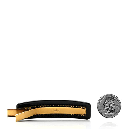 Gucci Resin Crystal Single Hair Barrette Black 2 of 3