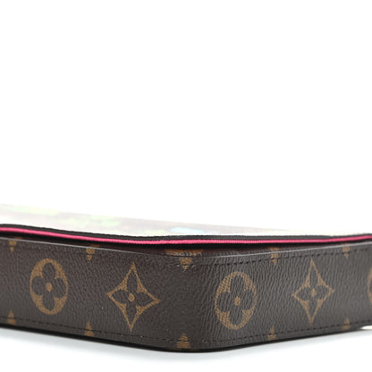 Louis Vuitton Monogram 2021 Christmas Animation Hollywood Pochette Felicie Chain Wallet Fuchsia 9 of 9