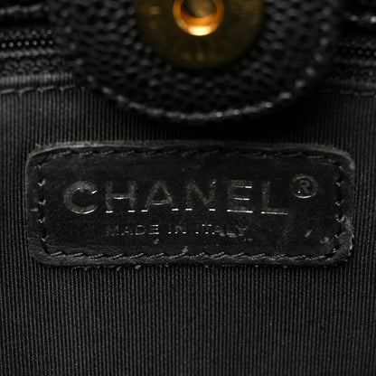 Chanel Caviar Quilted Petit Shopping Tote PST Black 6 of 12
