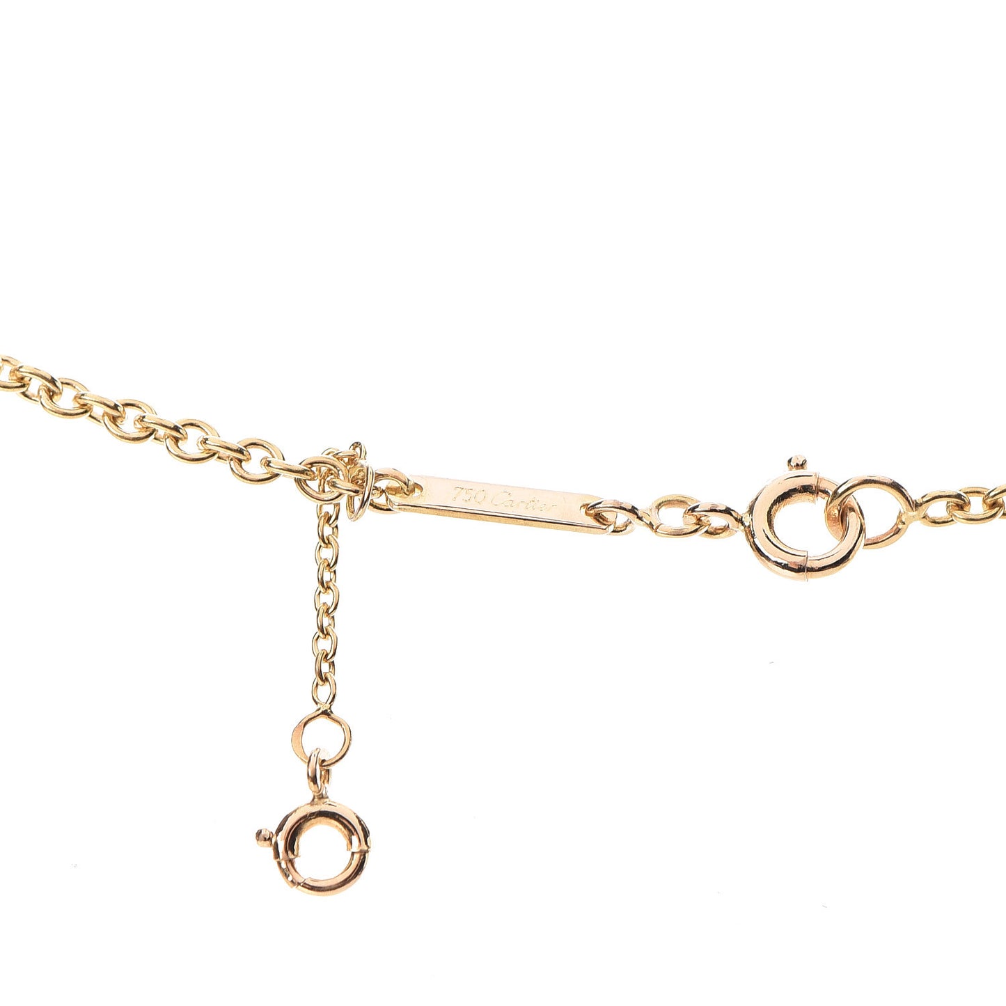 18K Pink Yellow White Gold Baby Trinity Pendant Necklace