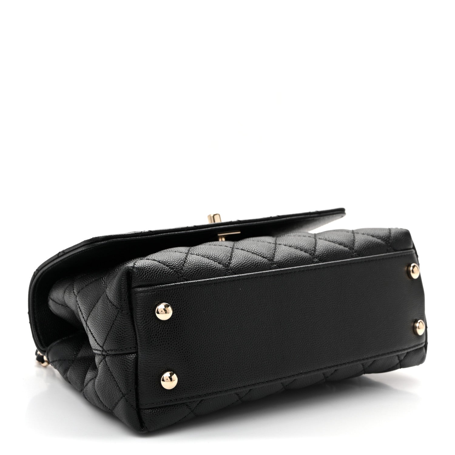 Chanel Caviar Quilted Mini Coco Handle Flap Black 4 of 9