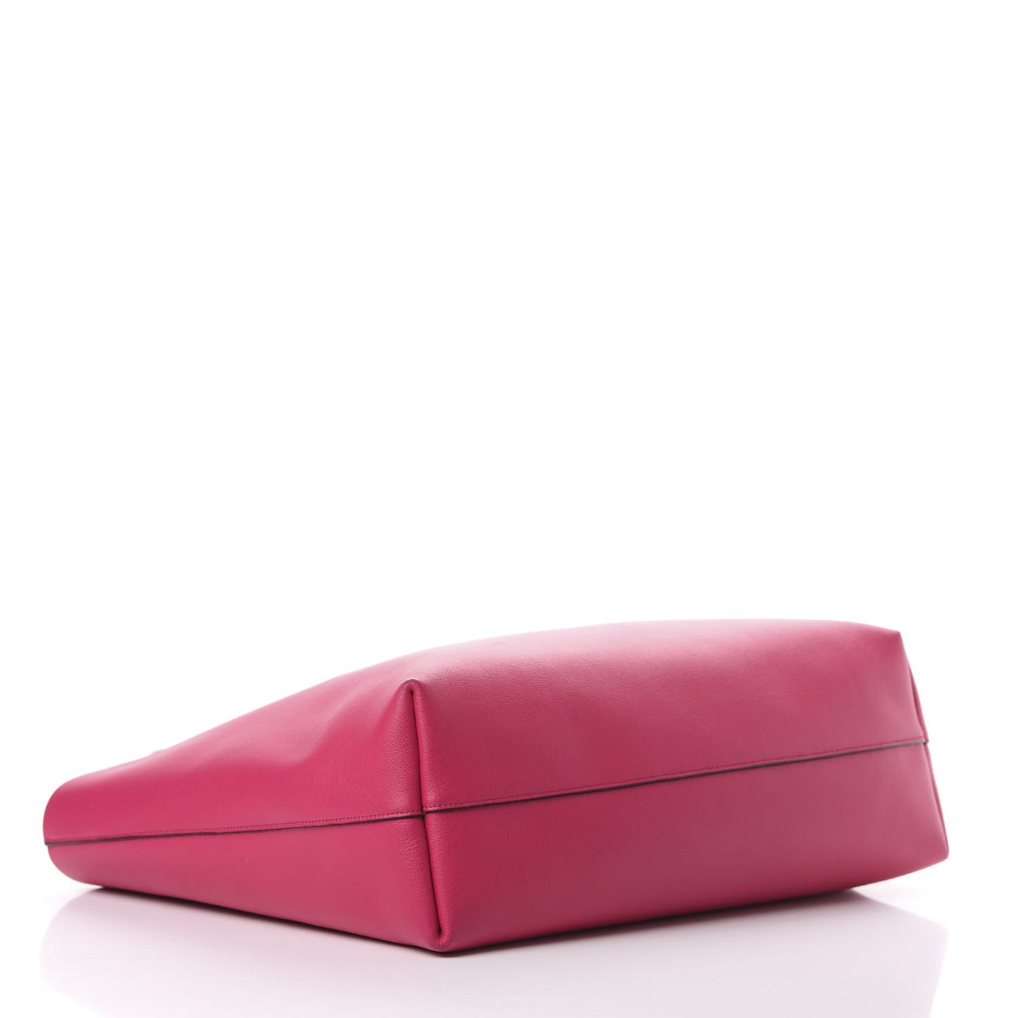 Calfskin Large Shopping Tote Fuchsia