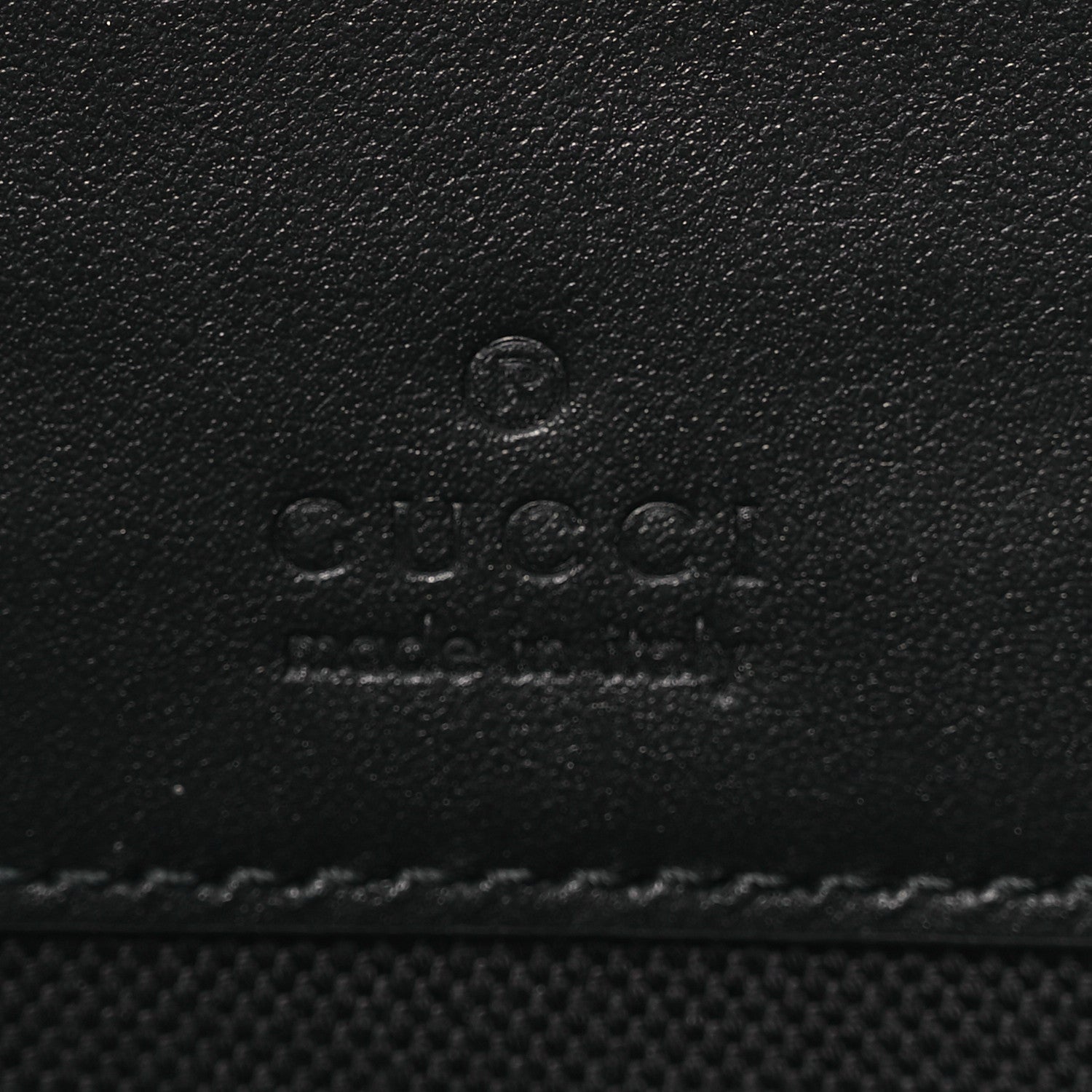 Gucci GG Supreme Monogram Calfskin Web Medium Crossbody Bag Black Grey 6 of 10