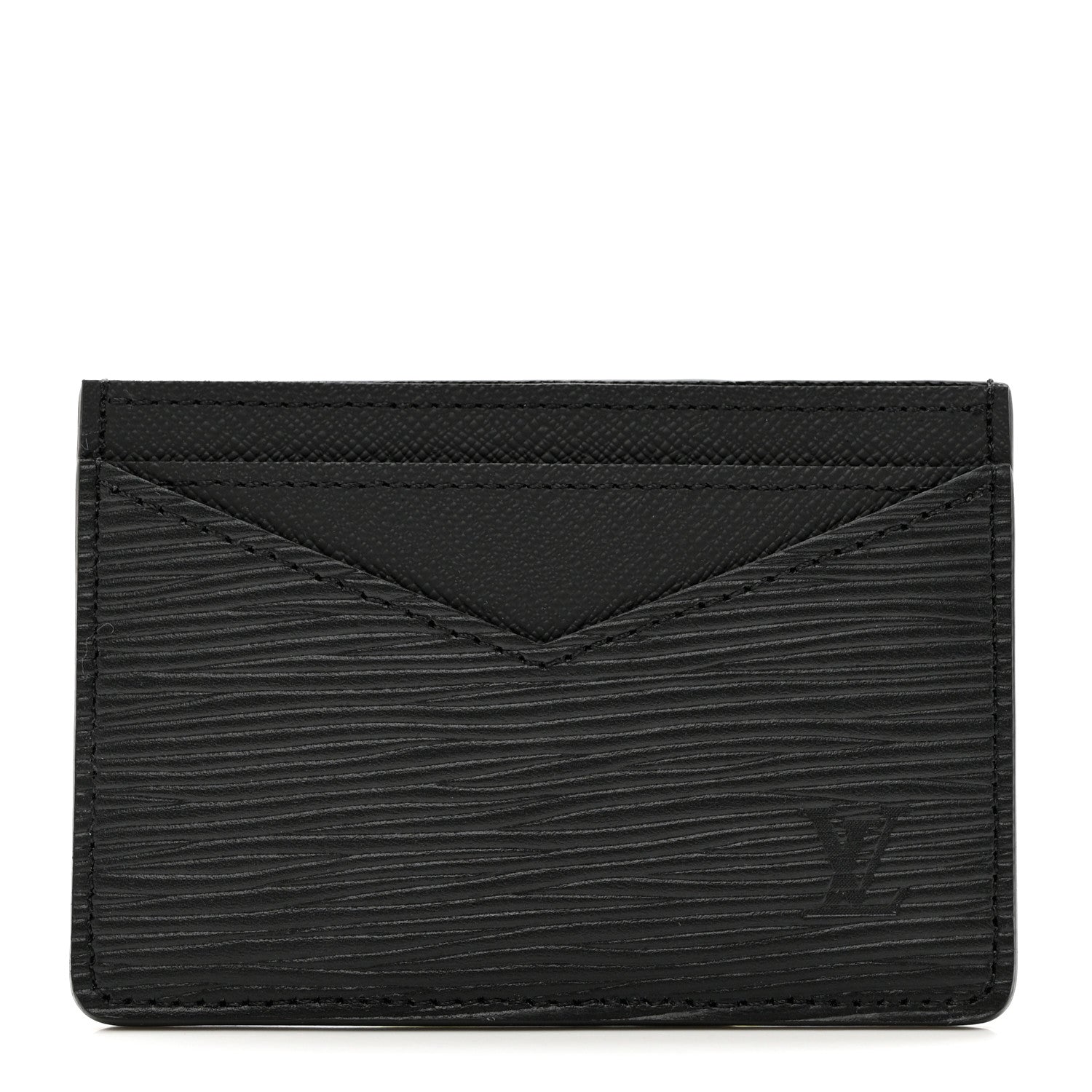 Louis Vuitton Epi Neo Porte-Cartes Card Holder Black 1 of 6