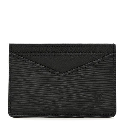 Louis Vuitton Epi Neo Porte-Cartes Card Holder Black 1 of 6