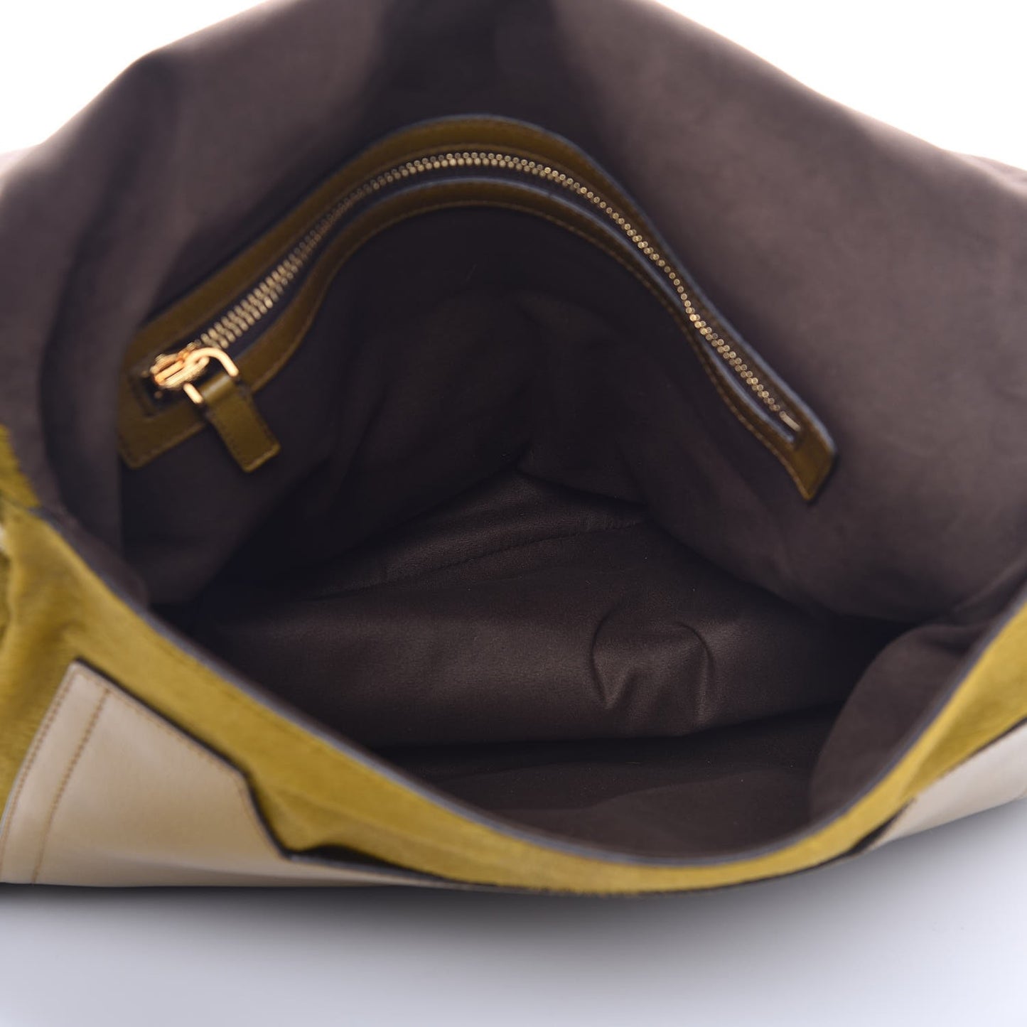 Calfskin Calf Hair Large Jennifer Olive
