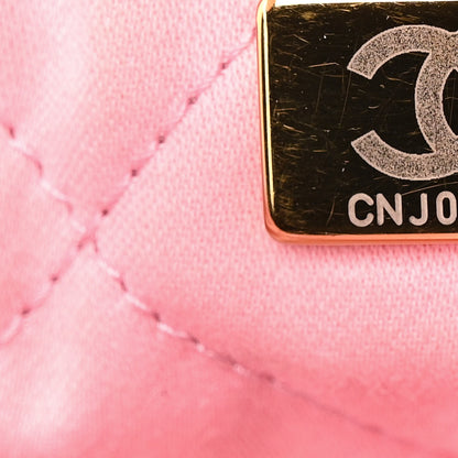 Chanel Shiny Calfskin Quilted Small Chanel 22 Light Pink 8 of 14